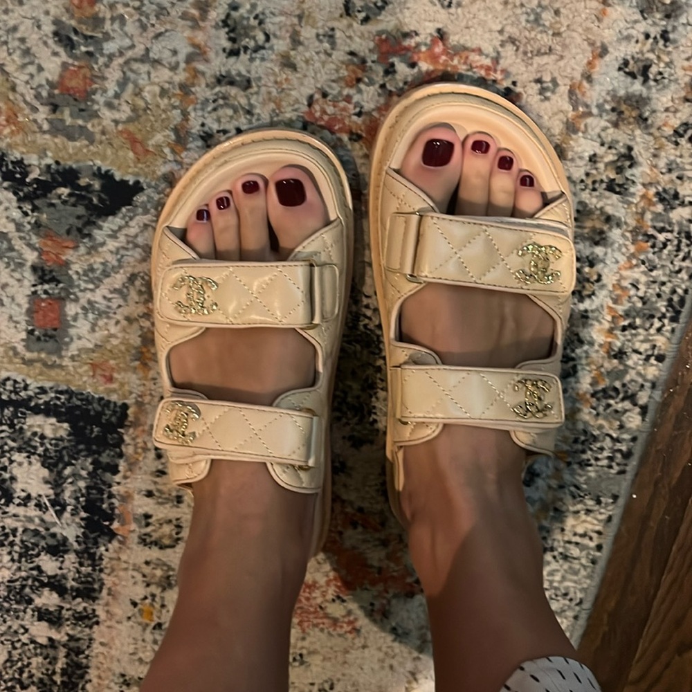 Dad sandals! Very cute and comfy. Worn twice.